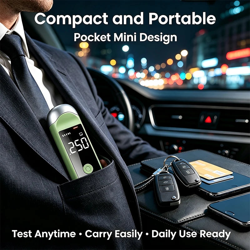 Éthylotest de poche ETHYLGO — rechargeable, sans embout 4